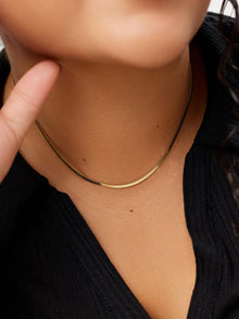 Ana Luisa Jewelry Necklaces Chain Necklaces Herringbone Chain Ina Mini Stainless Steel