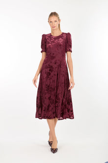 Fran Dress | Garnet Floral