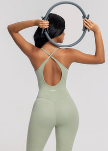 Contrology Crossback Bodysuit | Sage Green