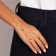 Diamond Multi Evil Eye Hand Chain 14K - Adina's Jewels