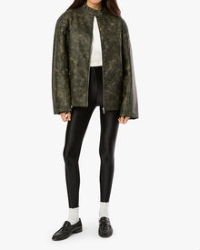 Vintage Patina Jacket | Black/Dark Green