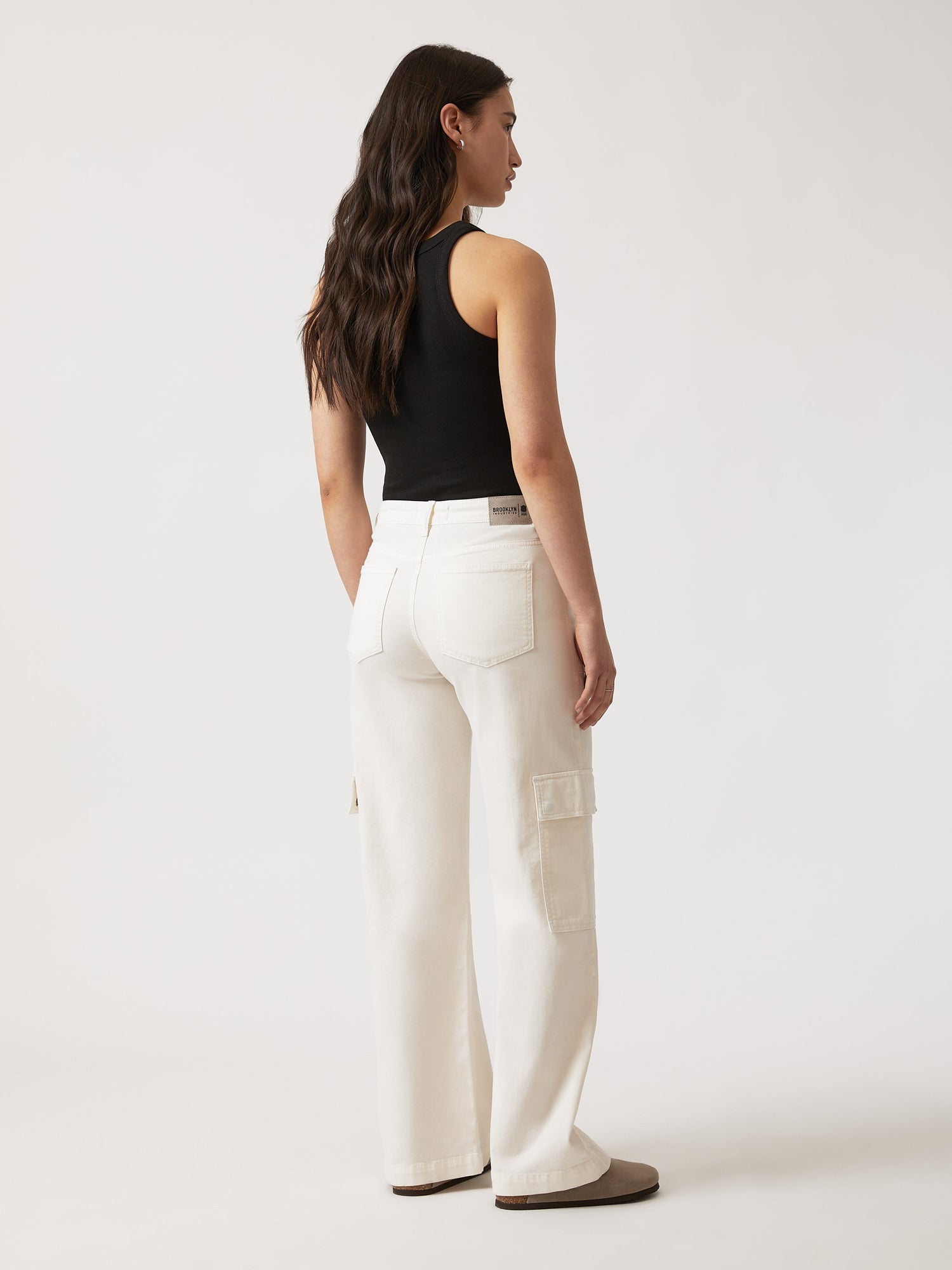 Womens | Cargo Pants | Antique White