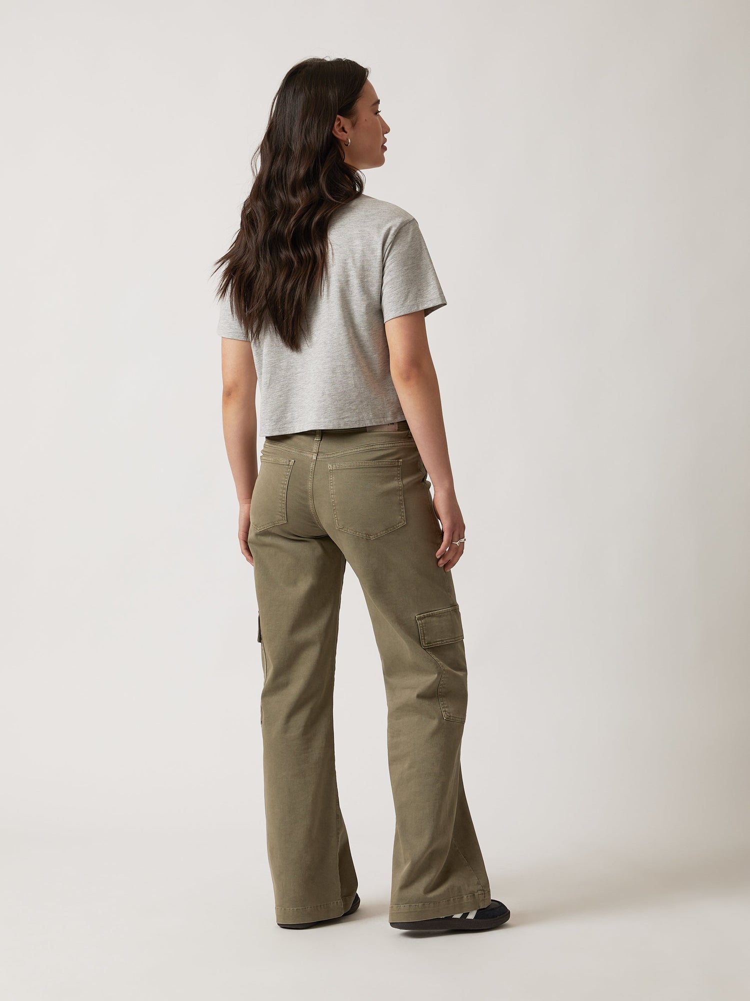 Womens | Cargo Pants | Deep Lichen Green