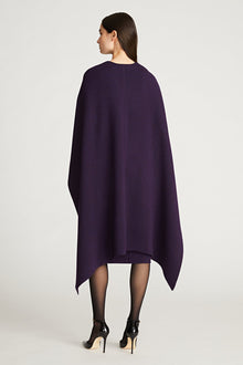 Halston | Amal Sweater Dress In Wool | Aubergine