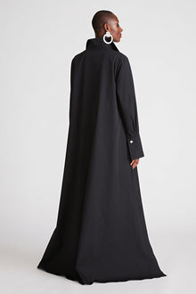 Halston | Imari Gown In Poplin | Black