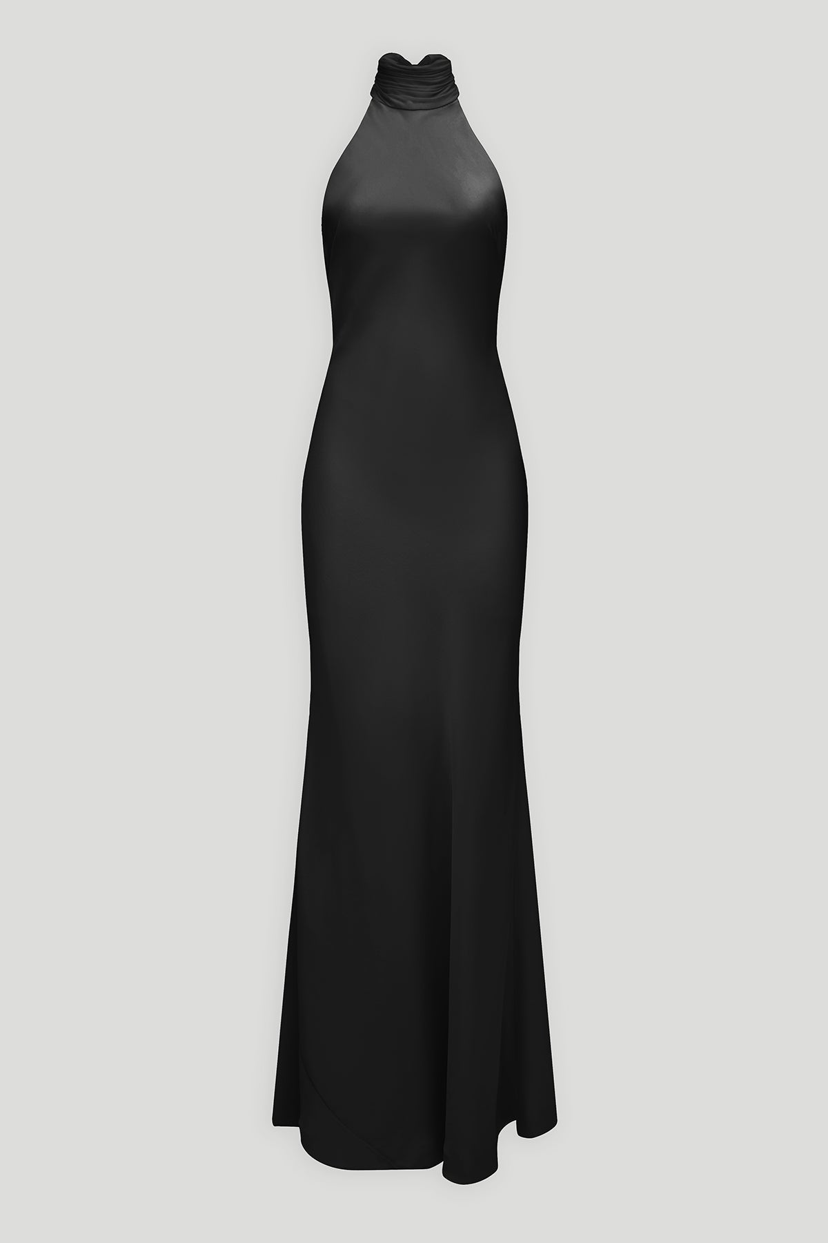 Halston | Speranza Gown In Satin | Black