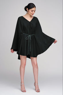 Halston | Ola Dress In Satin | Black