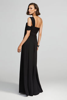 Halston | Adena Dress In Matte Jersey | Black