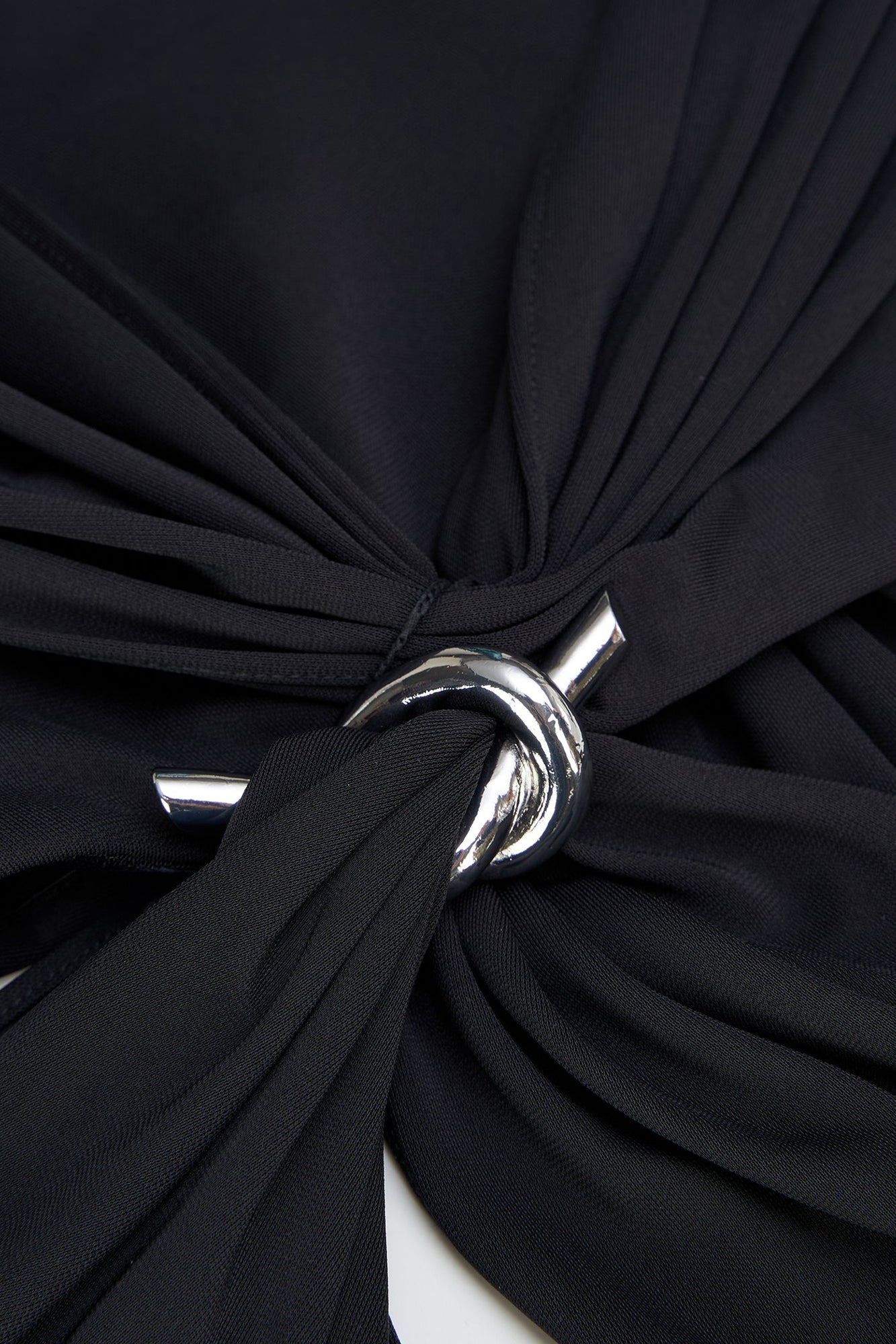 Halston | Adena Dress In Matte Jersey | Black