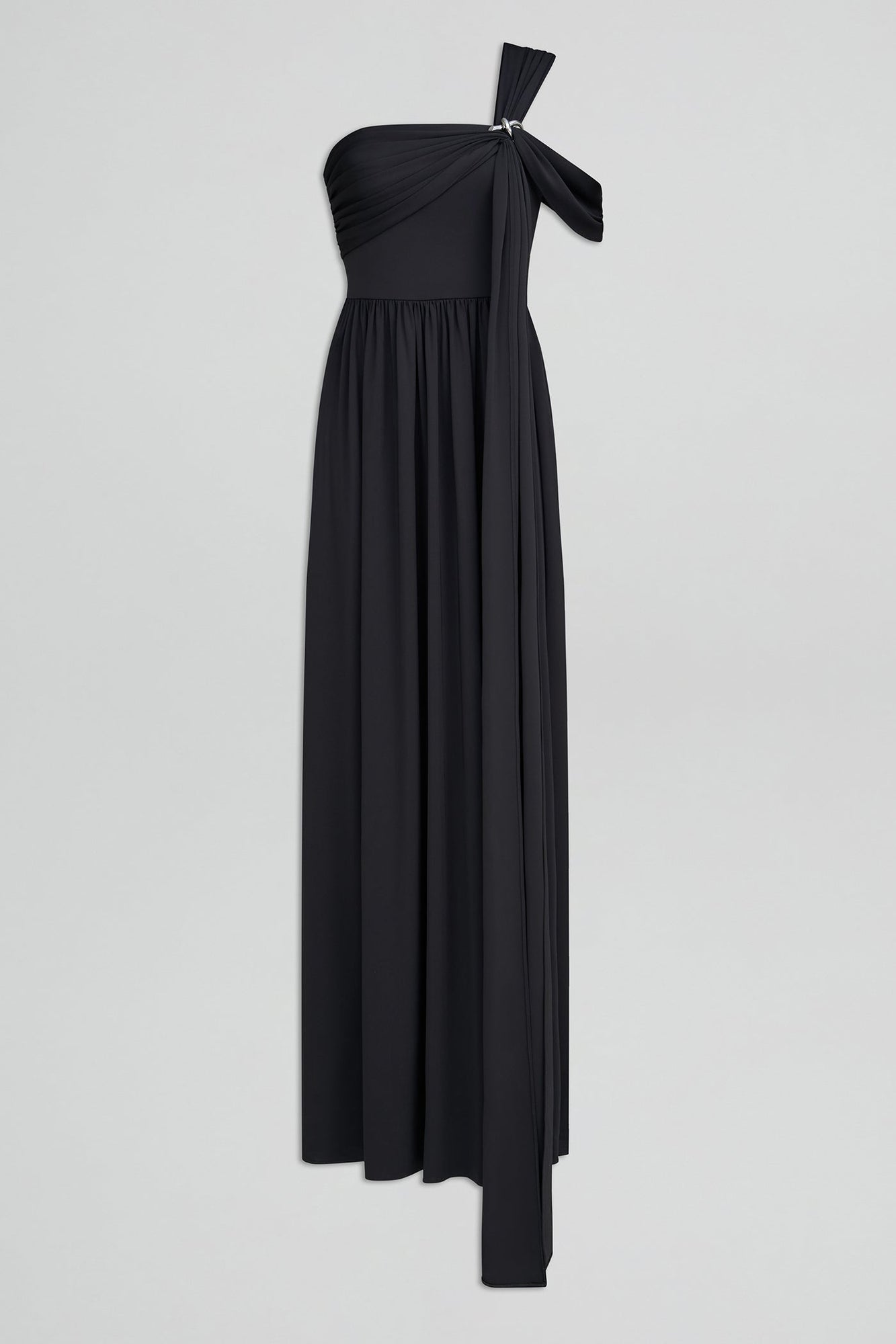 Halston | Adena Dress In Matte Jersey | Black