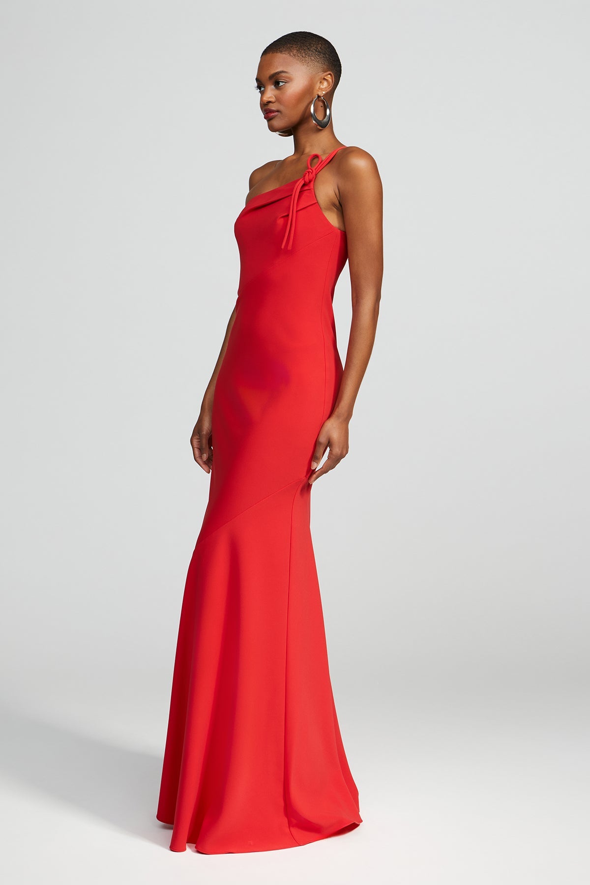 Halston | Sybil Gown In Crepe | Flame