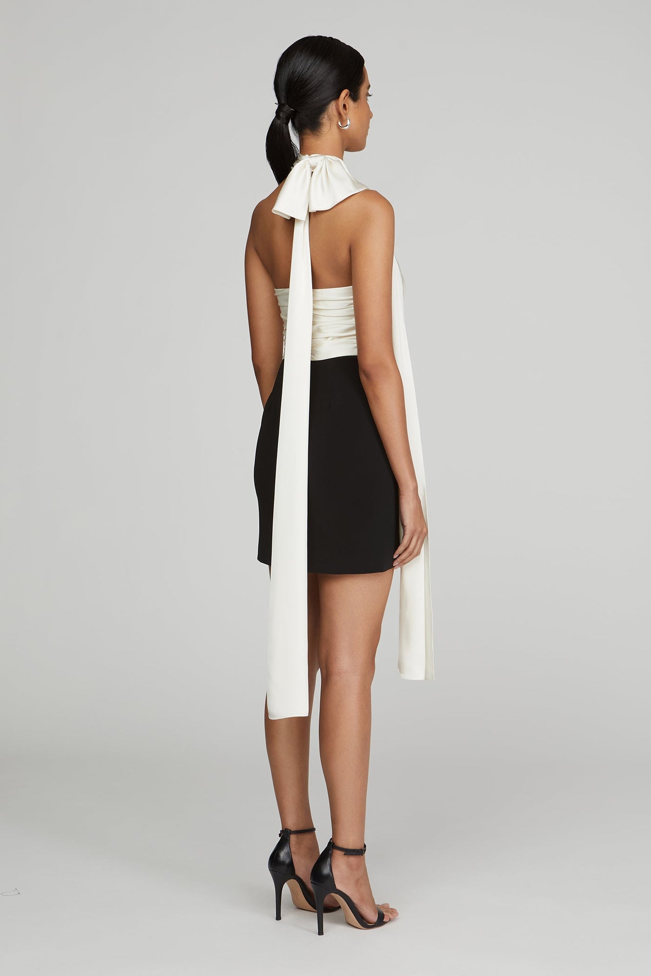 Halston | Renae Dress | Black And Ivory