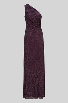Halston | Rafelle Long Dress | Black Raspberry