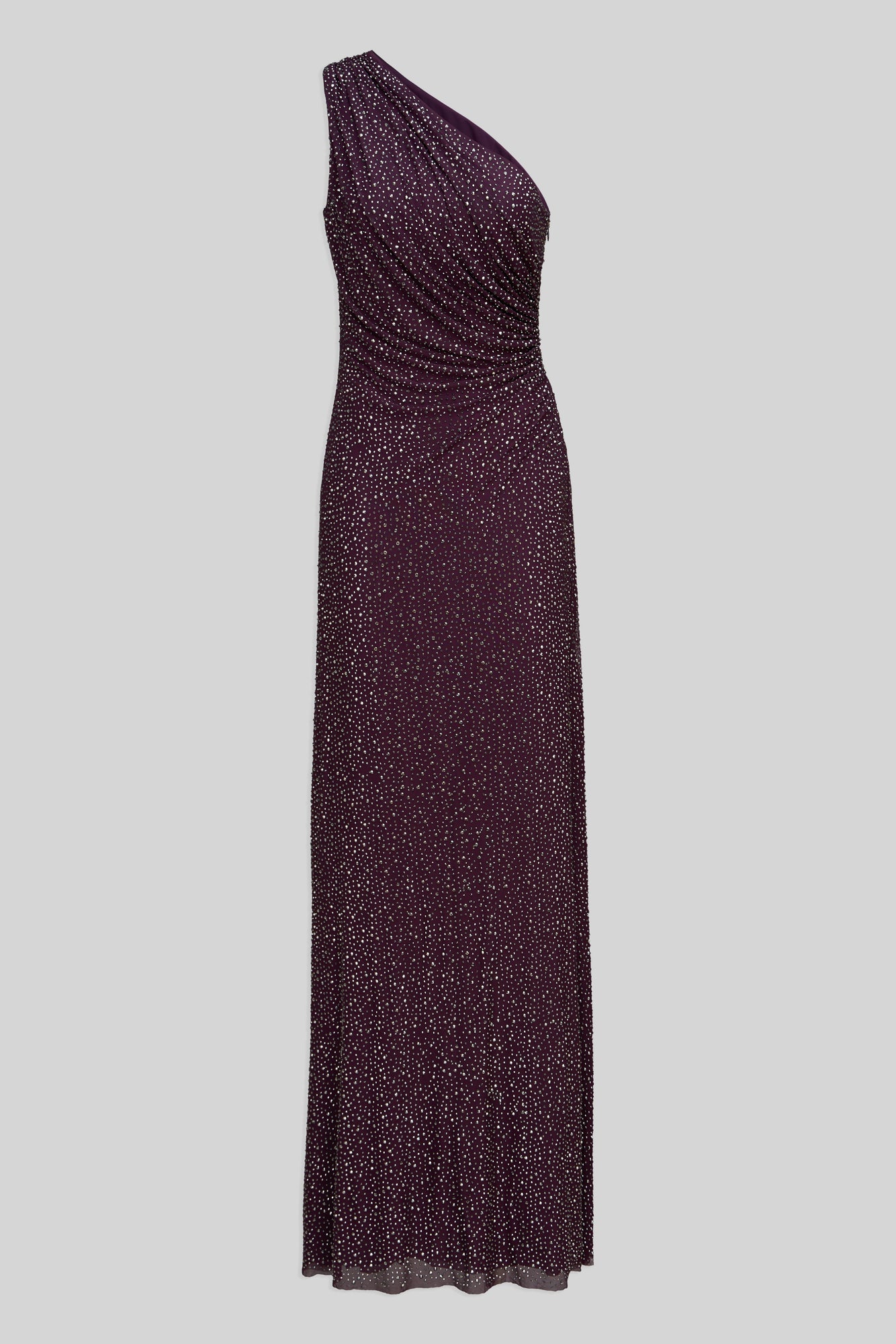 Halston | Rafelle Long Dress | Black Raspberry
