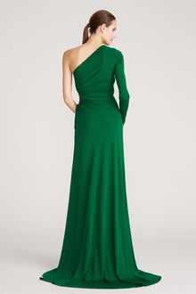 Halston | Bay Matte Jersey Gown Jade | Jade