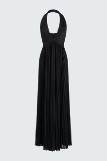Halston | Tiffany Gown In Shimmer Jersey | Black