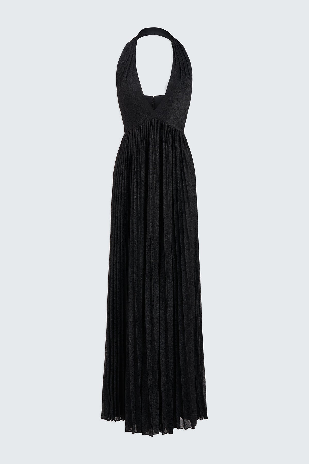 Halston | Tiffany Gown In Shimmer Jersey | Black