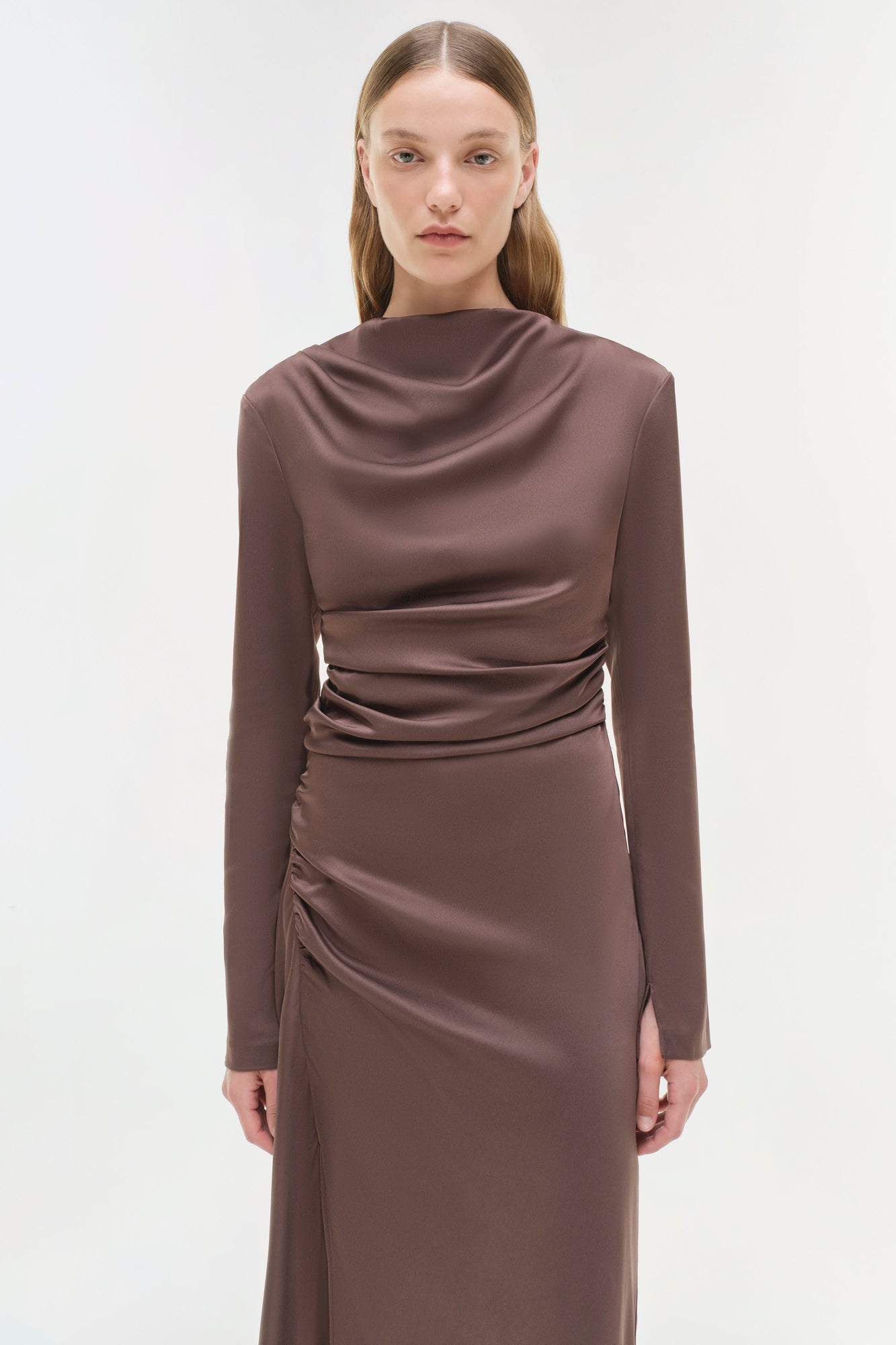 orissa satin midi dress Orissa Satin Midi Dress