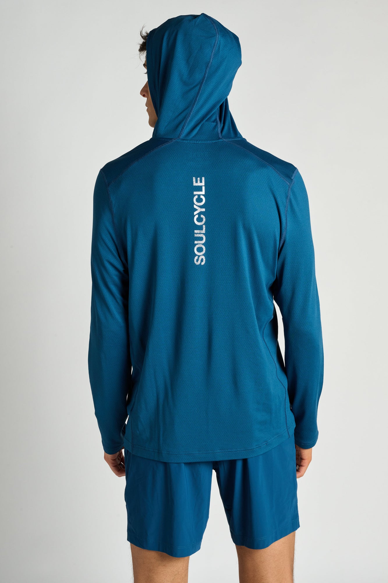 Rhone | Invictus Training 1/4 Zip Hoodie | Cape Blue