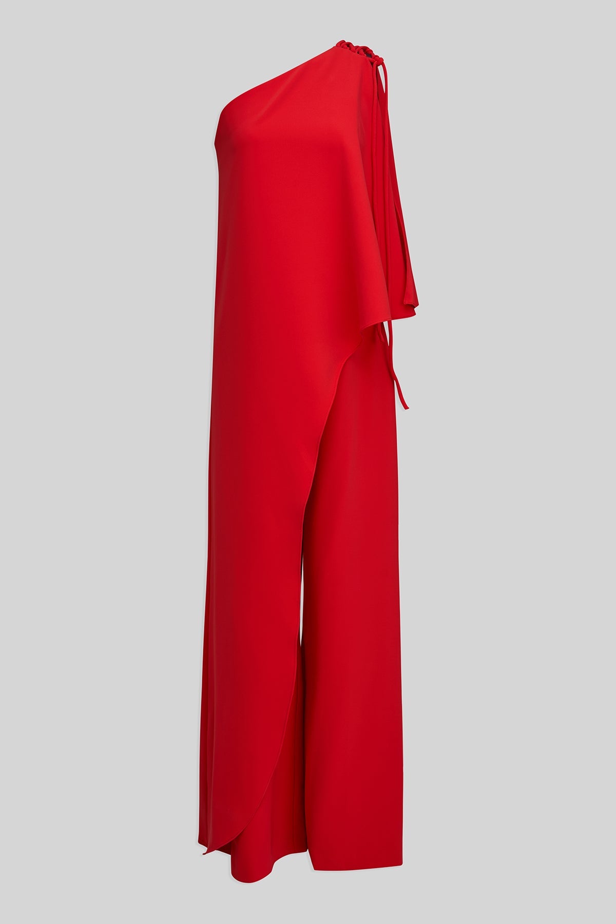 Halston | Ignacia Jumpsuit In Luxe Crepe | Flame