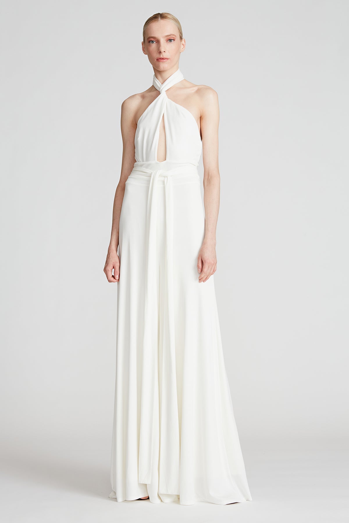 Halston | Ariel Jersey Jumpsuit | Pristine