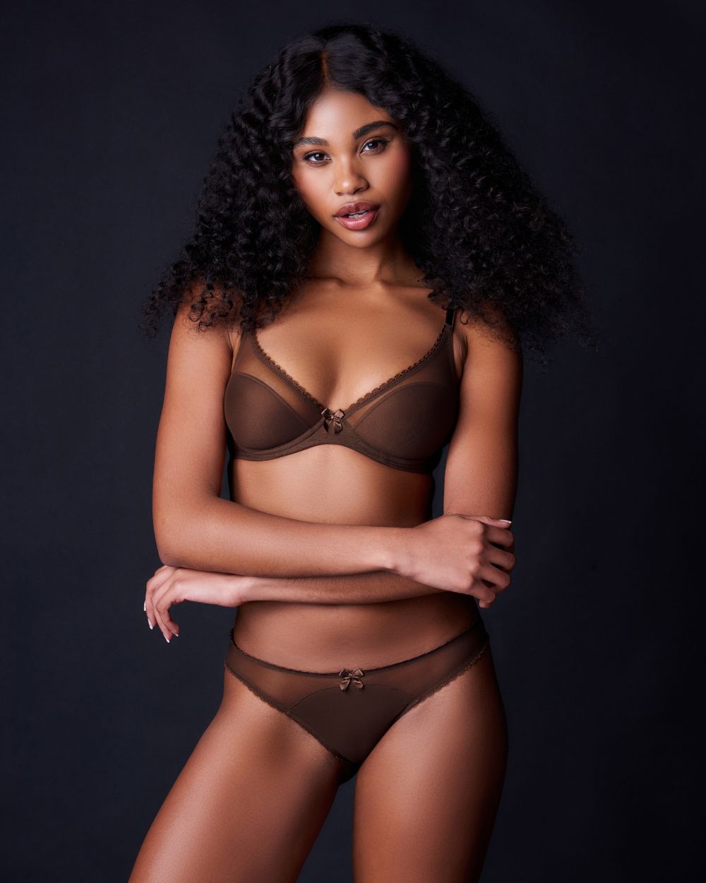 Women | Victoire Plunge Bra | Chocolat