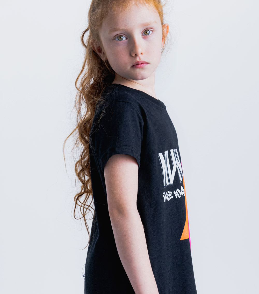 Girl | Unbalanced Rawk A Dress | Black