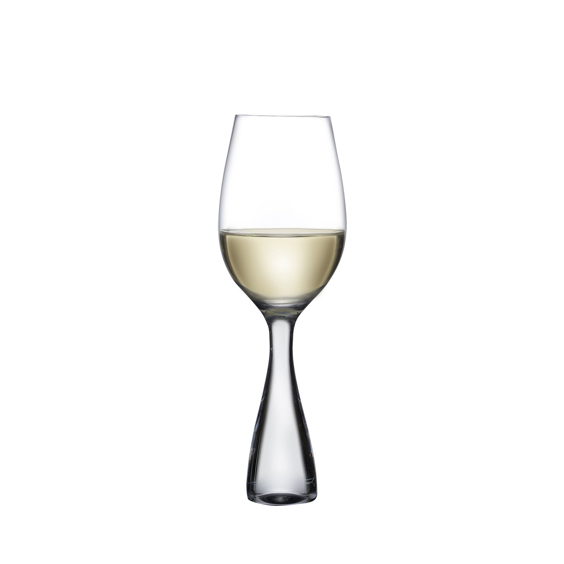 Wine Party White Wine Glasses | Clear Crystal | Set of 2