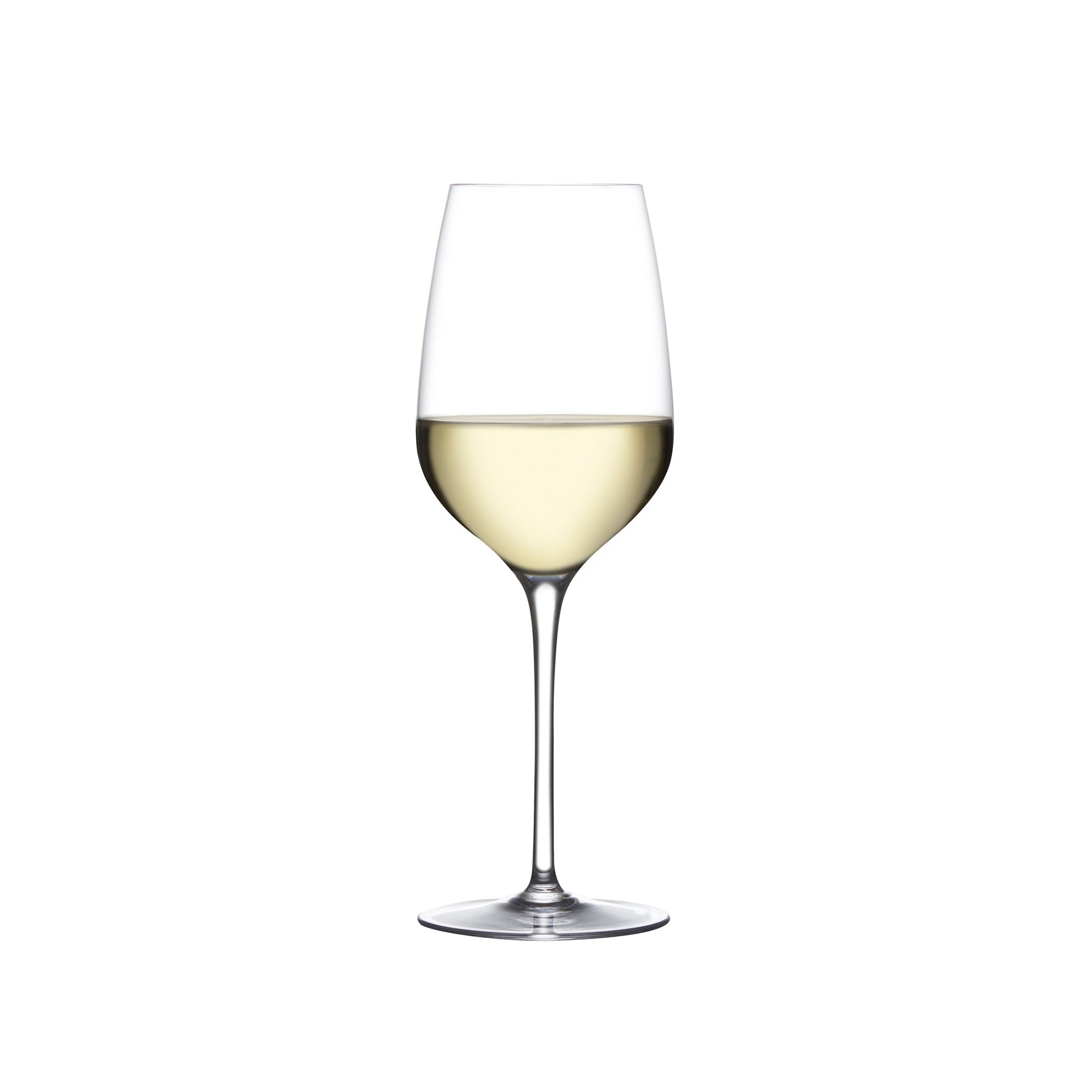 Whisper White Wine Glasses | Clear Crystal | Set of 2