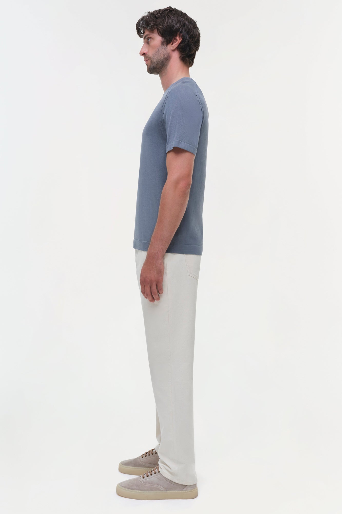 Mens | Kellyn Knit Crewneck | Steel