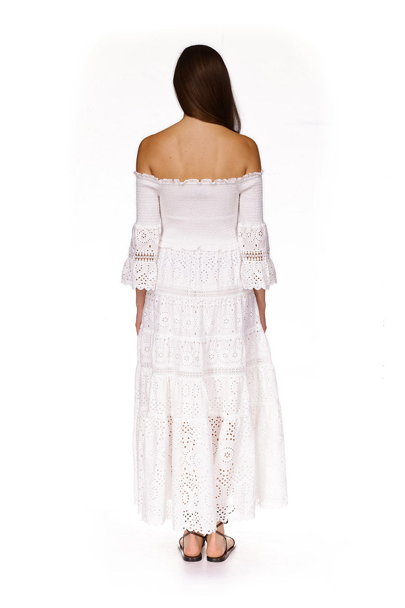 Corsica Dress | White