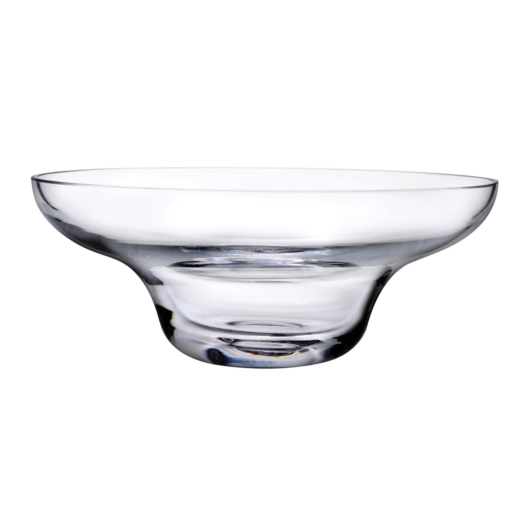 Heads Up Wide Bowl - Large | Clear Crystal