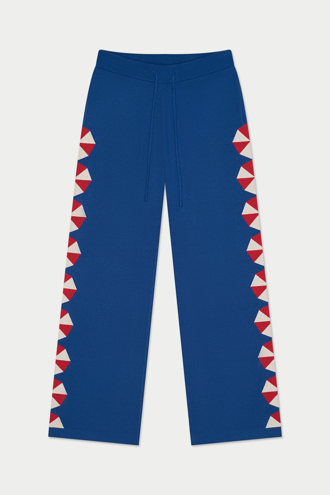 Blue Umbrella Knit Pant | Blue