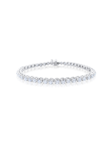 10 Carat LAB Tennis Bracelet | 14kt Gold