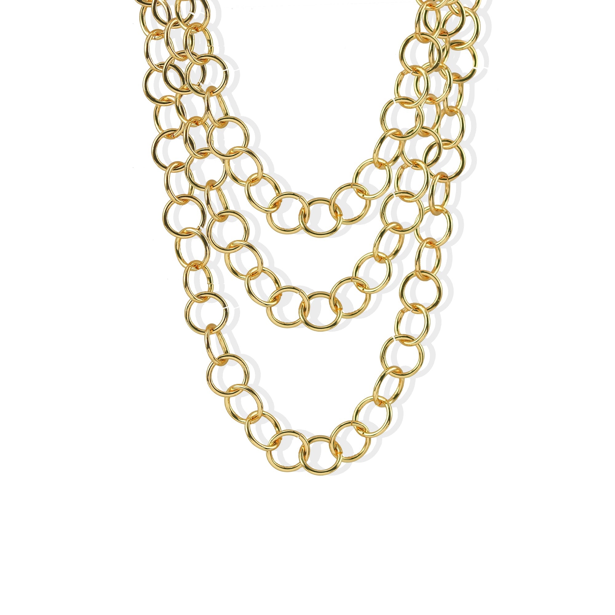 The Leonette Layered Necklace | 14K Yellow Gold-Plated