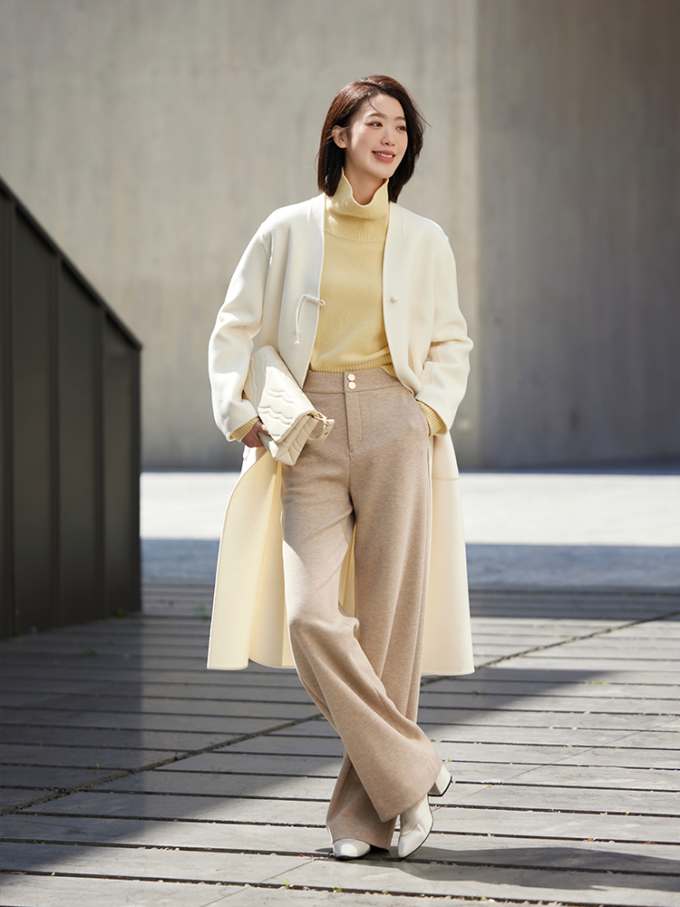 Wool Coat Outerwear | White