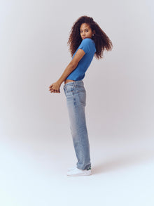 Women | Bev Relaxed Mid Rise | Vintage Light Indigo
