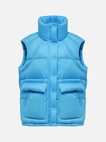 Goose Down Vest | Blue
