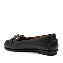 Wysteria Casual Loafer | Black Faux Soft Nappa