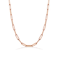 Rose Gold 10Mm Chain Necklace | Rose Gold