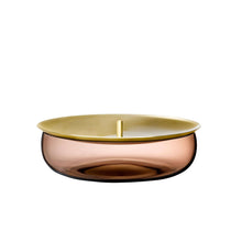 Beret Storage Box With Brass Lid - Medium | Caramel