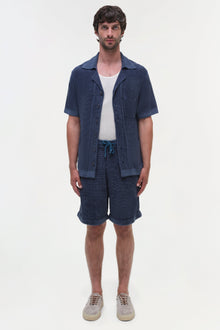 Mens | Ozzie Terry Knit Shirt | Steel