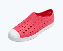 Angled view of a Native Shoes Jefferson | Dazzle Pink/ Shell White Footwear