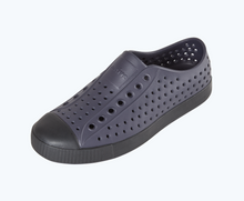 Angled view of a Native Shoes Jefferson Bloom | Onyx/ Ferrous Black/ Jiffy Speckles Footwear