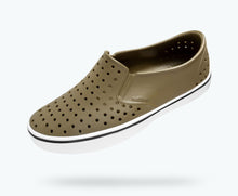 Angled view of a Native Shoes Miles | Utili Green/ Shell White Footwear