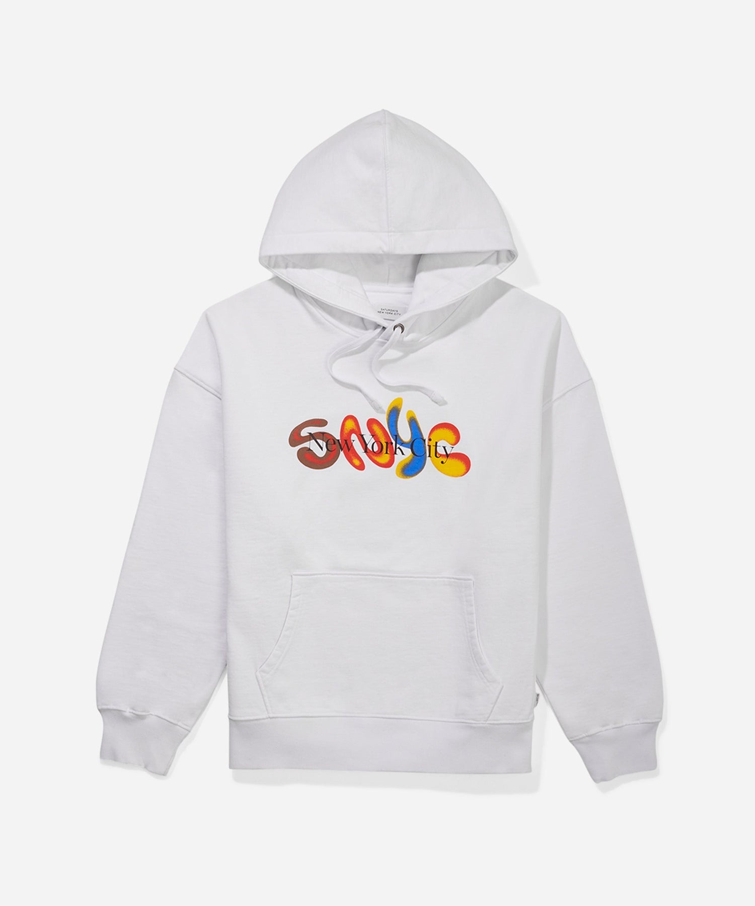 Mens | Warren SNYC Airbrush Hoodie | White