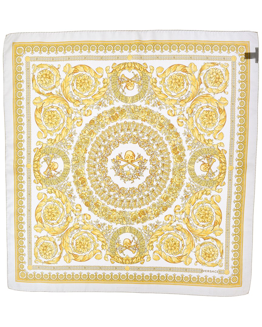 Versace | Womens | Silk Scarf | White