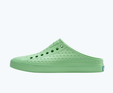 Side view of a Native Shoes Adults Jefferson Clog | Candy Green Footwear