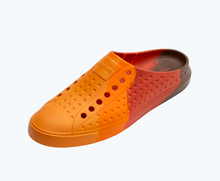 Angled view of a Native Shoes Jefferson Clog Marble | Sunset Roasted Marble Footwear