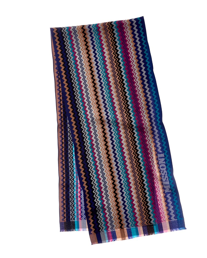 Missoni | Womens | Wool Scarf | Blue